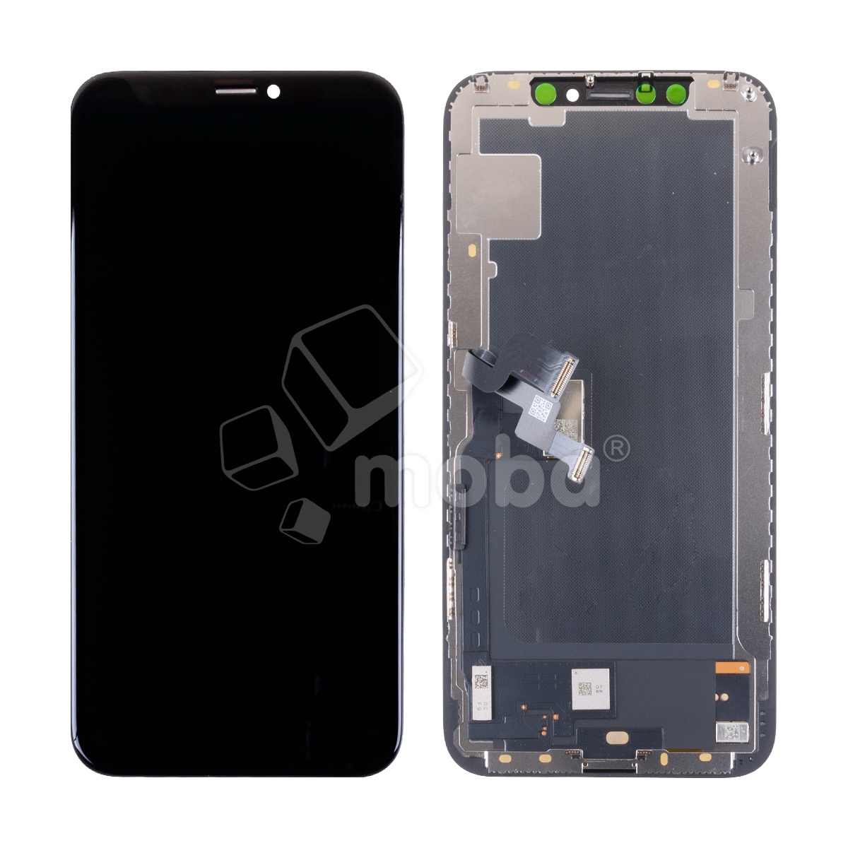Дисплей для iPhone Xs (A2097/A1920) в сборе с тачскрином Черный - DD (Hard OLED, Full HD COF, 600 Кд/м²)