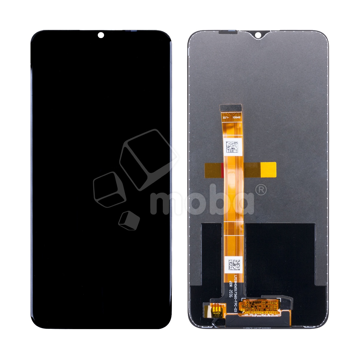 Дисплей для Realme C11/C15/Narzo 30A (RMX2185/RMX2180/RMX3171) в сборе с тачскрином Черный - OR (HD+, 300 Кд/м², 60 Гц)