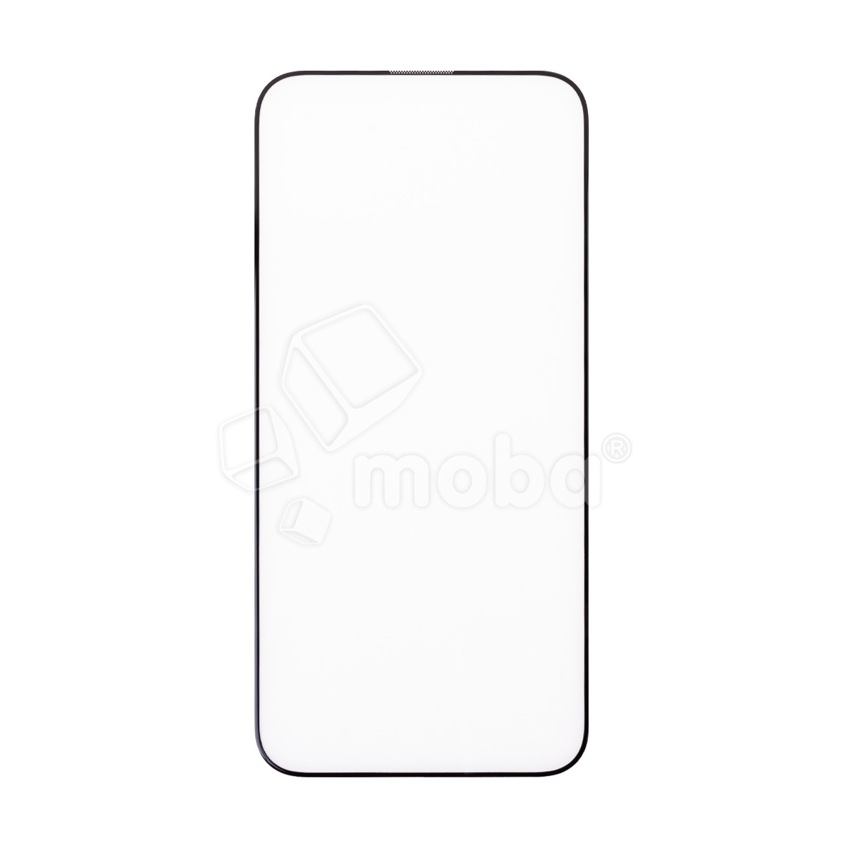 Защитное стекло "Стандарт" для iPhone 15 Pro Max Черный (Полное покрытие)