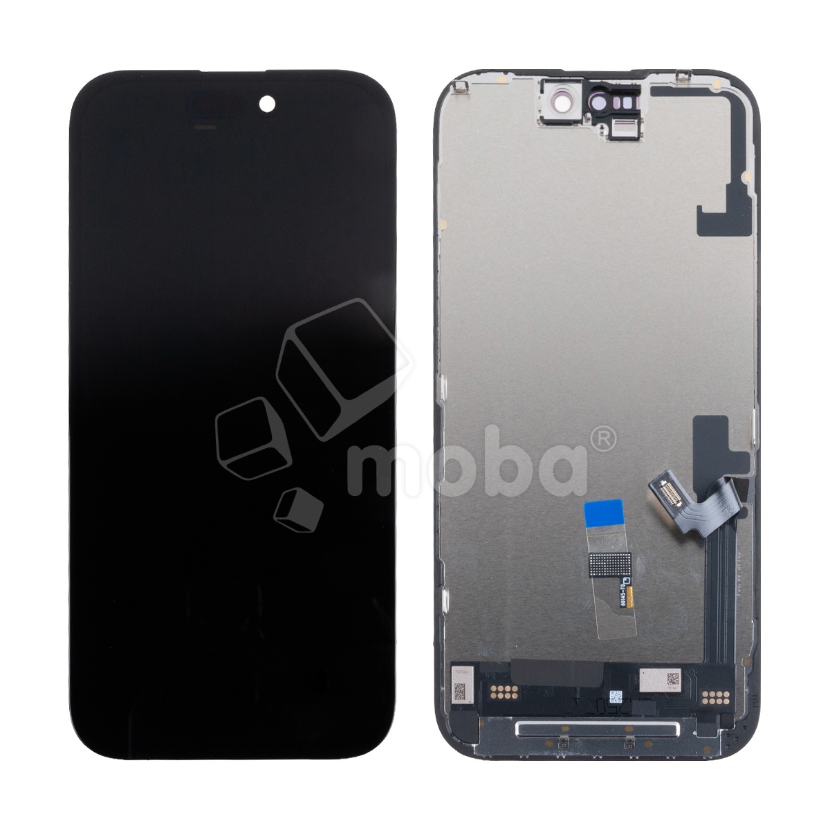 Дисплей для iPhone 16 (A3287) в сборе с тачскрином Черный - (Hard OLED, Full HD COF, 650 Кд/м²) (площадка под IC)