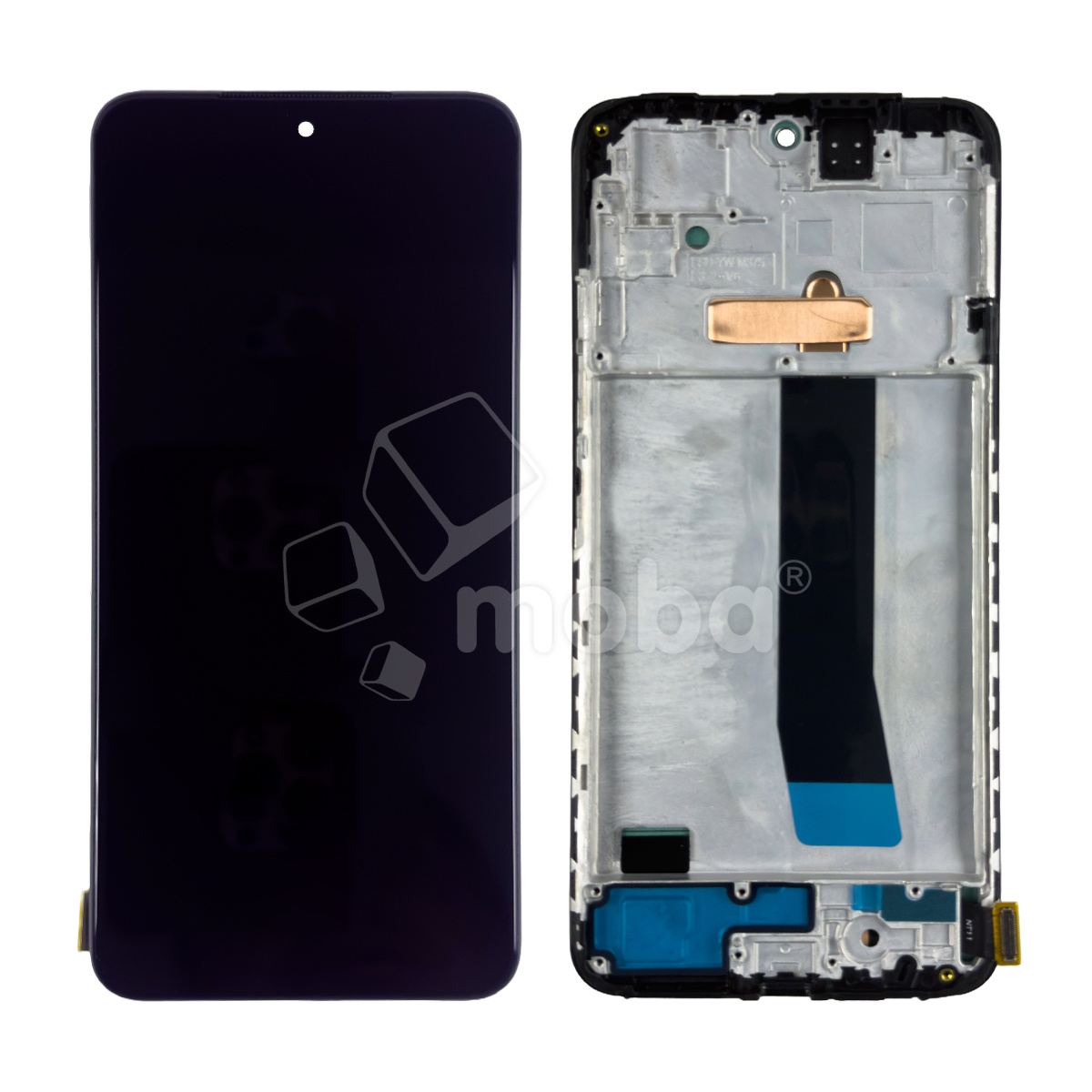 Дисплей для Xiaomi Redmi Note 11S 4G/Poco M4 Pro 4G (2201117SY/2201117SG/2201117PG) модуль с рамкой Черный - (In-Cell)
