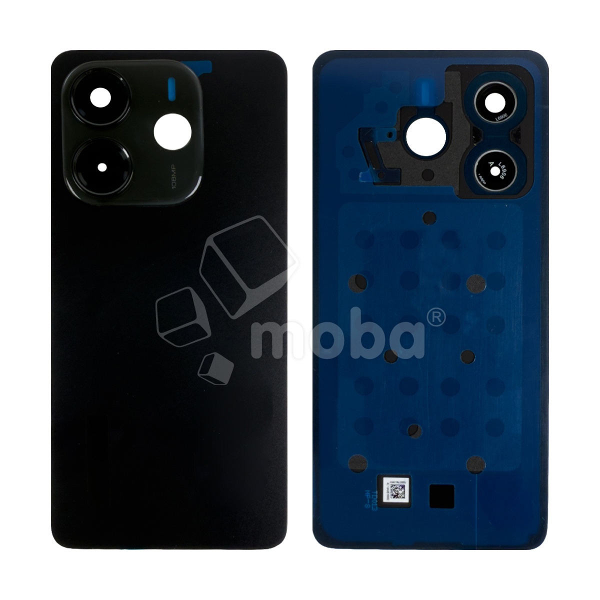 Задняя крышка для Xiaomi Redmi Note 14 4G (24117RN76O/24117RN76G) Черный - Премиум