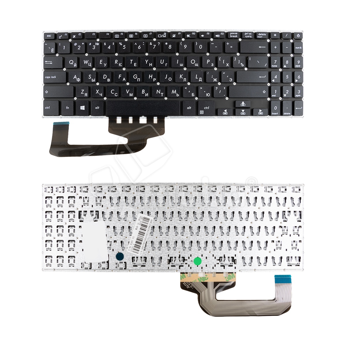 Клавиатура для ноутбука Asus X507/X507MA/X507U/X507UA/X507UB Черный