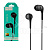 Гарнитура mini jack 3.5 Hoco M40 (вакуумные) Черный