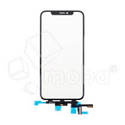 Стекло для переклейки iPhone Xs с OCA пленкой + тачскрин Черный - OR (Feaglet)