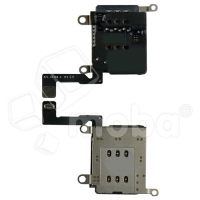 Шлейф для iPhone 12 Pro Max (A2411) на разъем SIM - Премиум