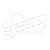 Светодиодная подсветка для телевизоров Panasonic/Philips 43" 4708-K43WDD-A3117N01/TX-43GR300 (комплект 3 шт.)