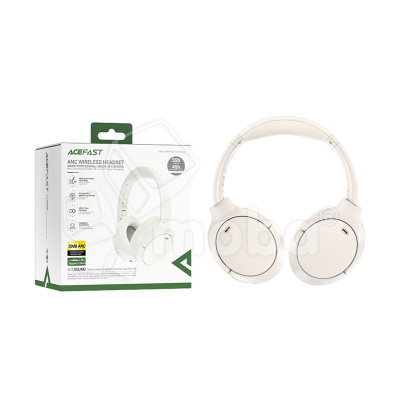 Беспроводные наушники Bluetooth Acefast H6 (накладные, активное шумоподавление) Белый