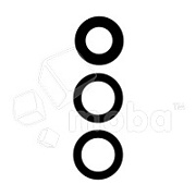 Стекло камеры для Samsung Galaxy A16 4G/5G (A165F/A166B) (комплект 3 шт.) Черный
