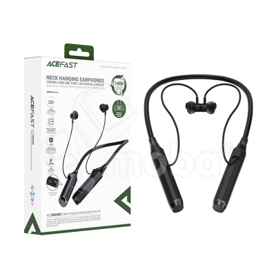 Беспроводные наушники Bluetooth Acefast N6 (вакуумные, активное шумоподавление) Черный