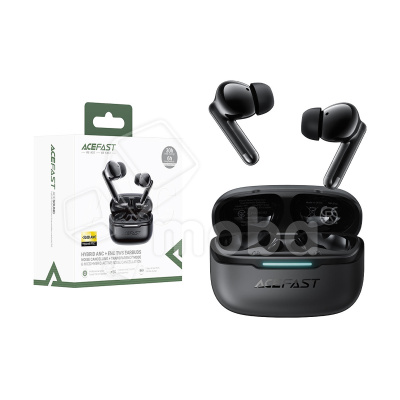 Беспроводные наушники Bluetooth Acefast W5 (TWS, вакуумные, активное шумоподавление) Черный