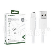 Кабель USB - Type-C Acefast C18-04 (3A, оплетка нейлон, 1.2 м) Белый