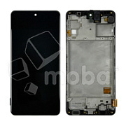 Дисплей для Samsung Galaxy M31s (M317F) модуль с рамкой Черный - OR Ref. (SP)