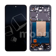 Дисплей для Samsung Galaxy S24 FE (S721B) модуль с рамкой Черный - (OLED) (Full Size)
