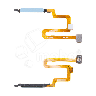 Шлейф для Xiaomi Redmi Note 12 Pro 4G (2209116AG) сканер отпечатка пальцев Голубой